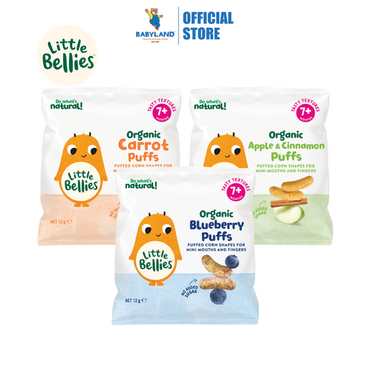 Little Bellies Organic Baby Puffs (12g) (7m+)