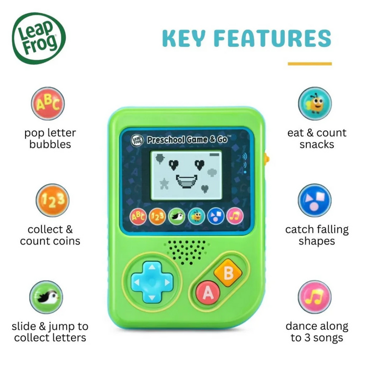 LeapFrog Preschool Game & Go - Handheld Gameboy (2Y+)