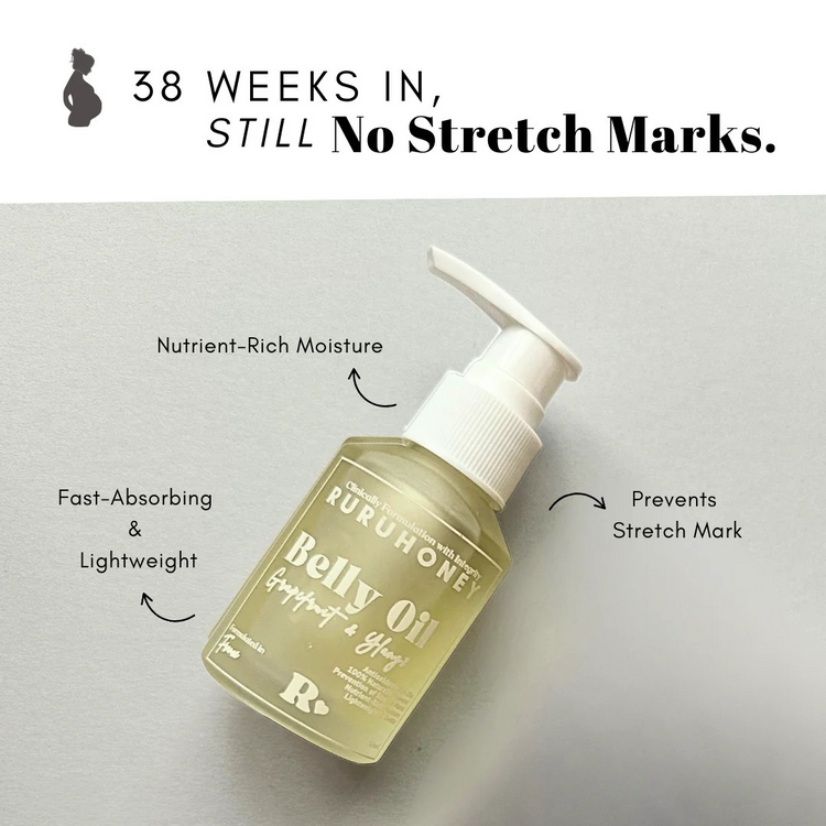 RuruHoney Belly Oil 50ml (KKM Notified, 100% Natural)