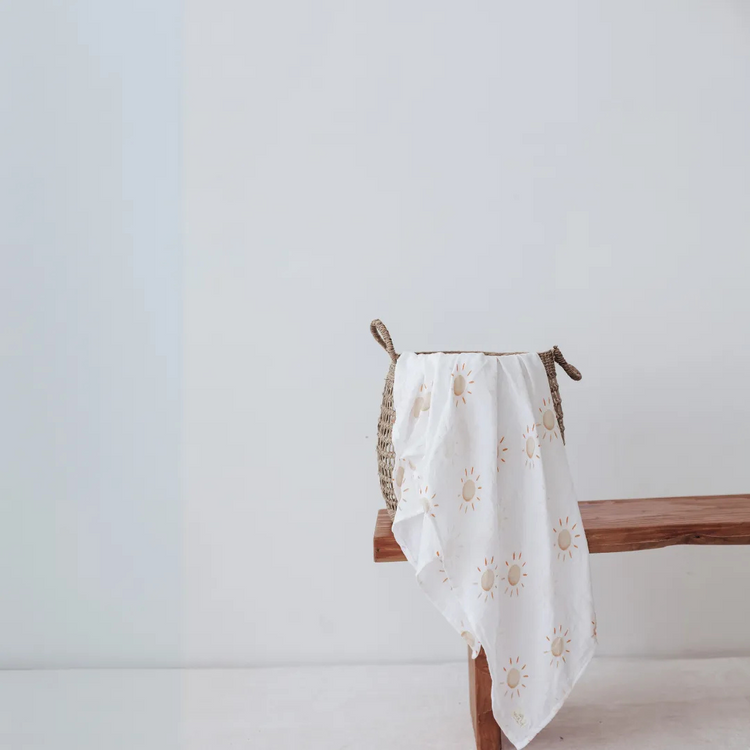 Mils and Key Swaddle - Bamboo + Cotton Swaddle (120cm x 120 cm)