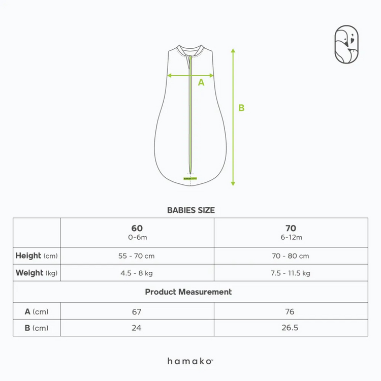 Hamako Tencel Baby Simple Swaddle Whispering Wings