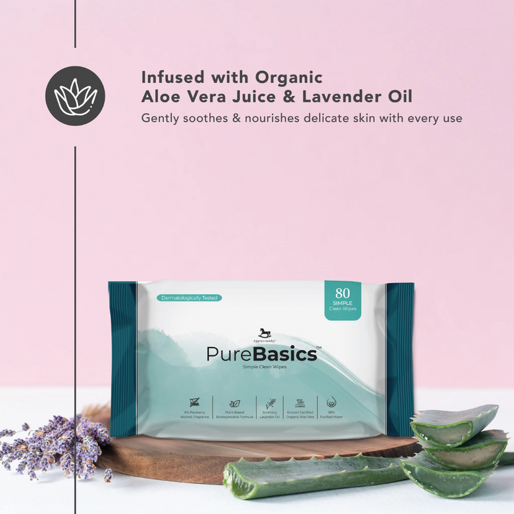 Applecrumby PureBasics Wipes (80s x 3)
