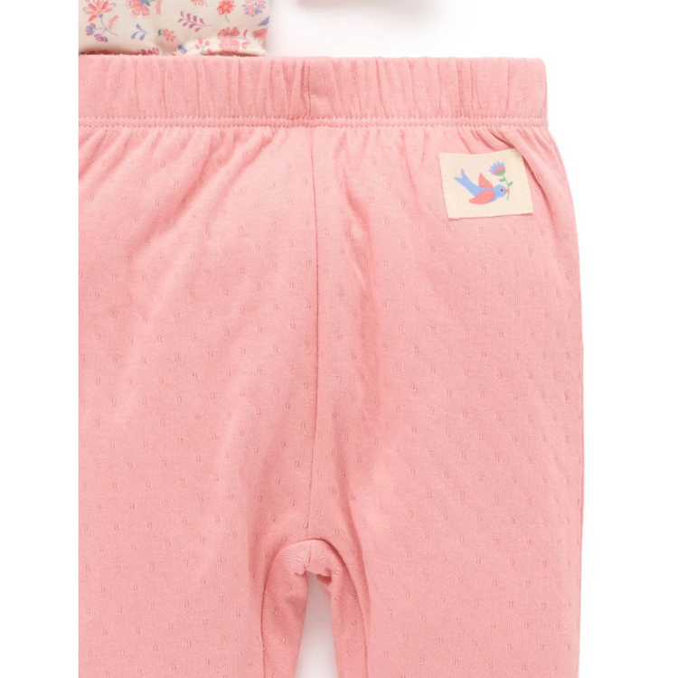Purebaby Organic 3 Pcs Gift Set - Floral Print
