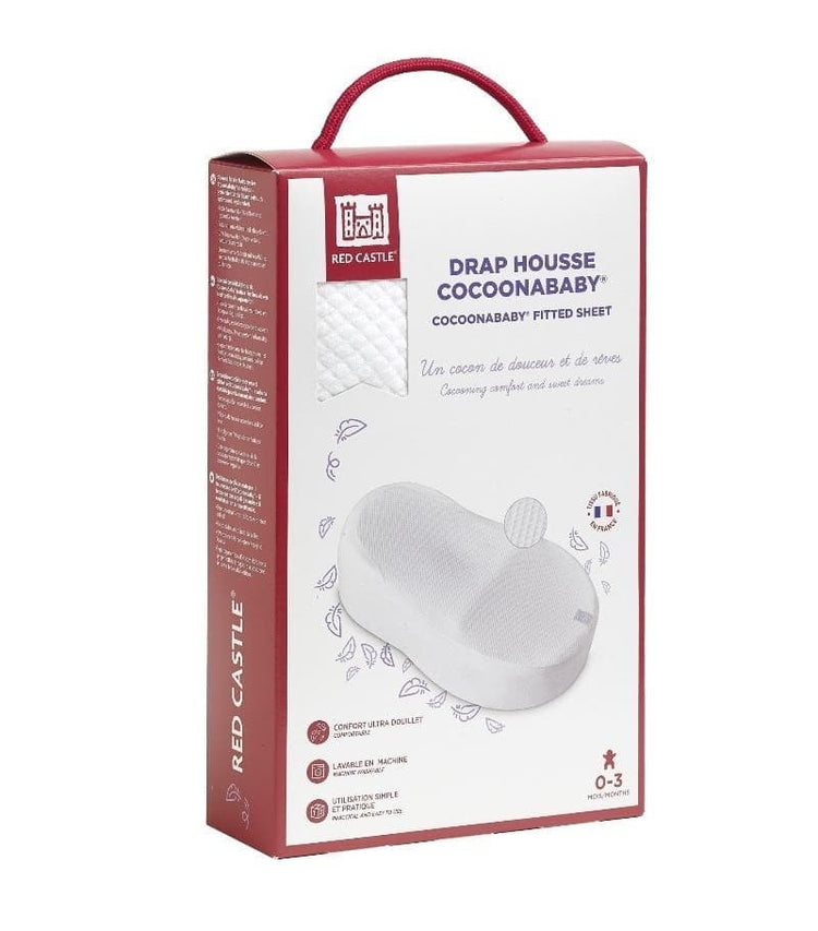 Red Castle Cocoonababy Fitted Sheet (White)