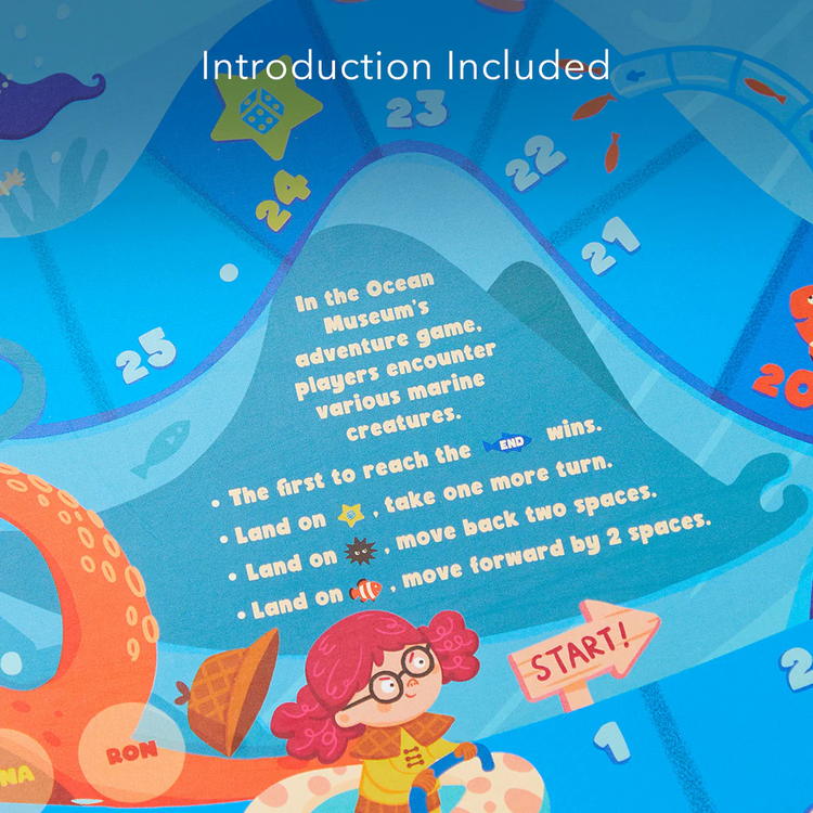 mideer 6-in-1 Portable Board Game Book - Museum Adventures (3Y+)