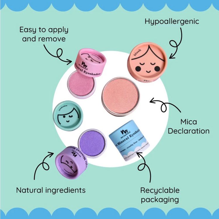 No Nasties Kids Eco Natural Kids Makeup Pressed Powder (1s)