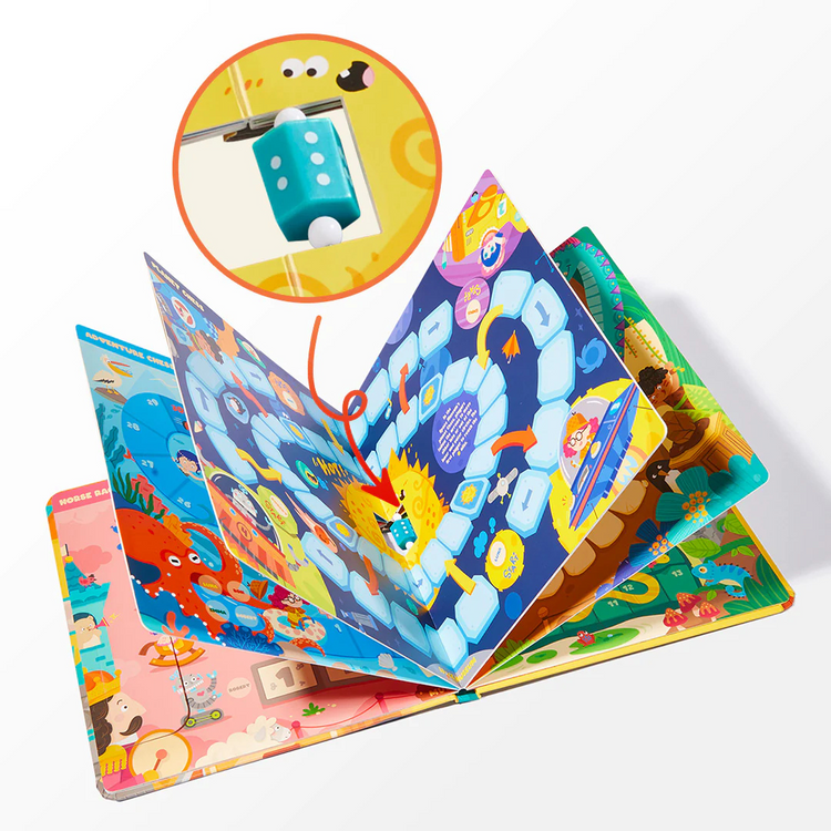 mideer 6-in-1 Portable Board Game Book - Museum Adventures (3Y+)