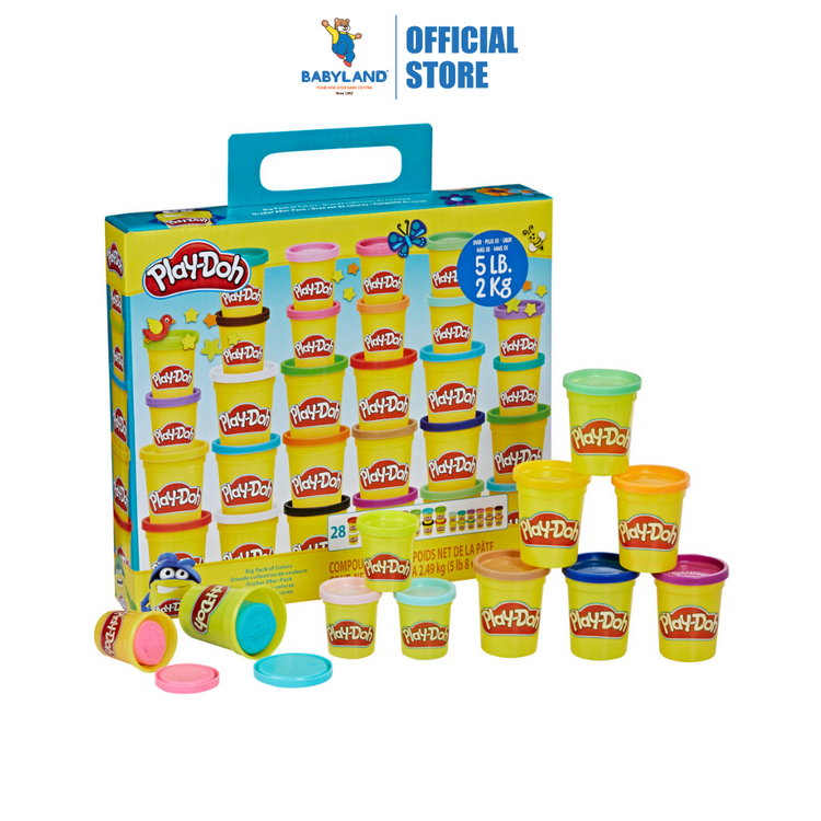 Play-Doh Arts And Crafts Big Pack Of Colours (28 Pack/4oz)