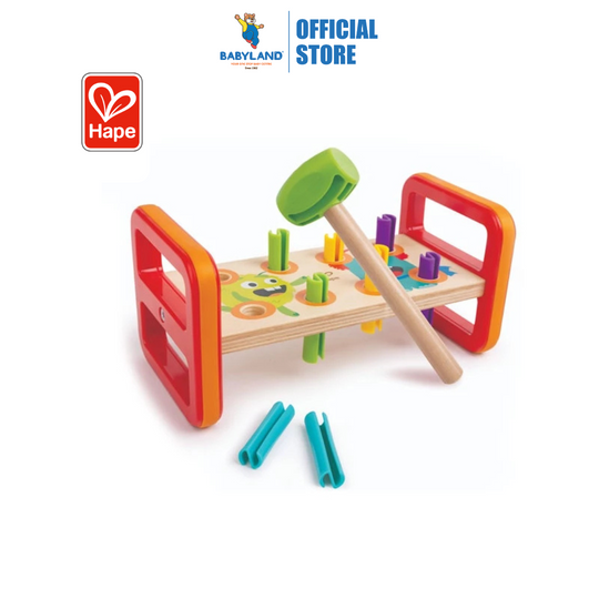 Hape 0492 Monster Match & Smash Hammer Bench Suitable For Age 12+ Months