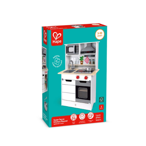 Hape Super Serve Kitchen Playset 3y+