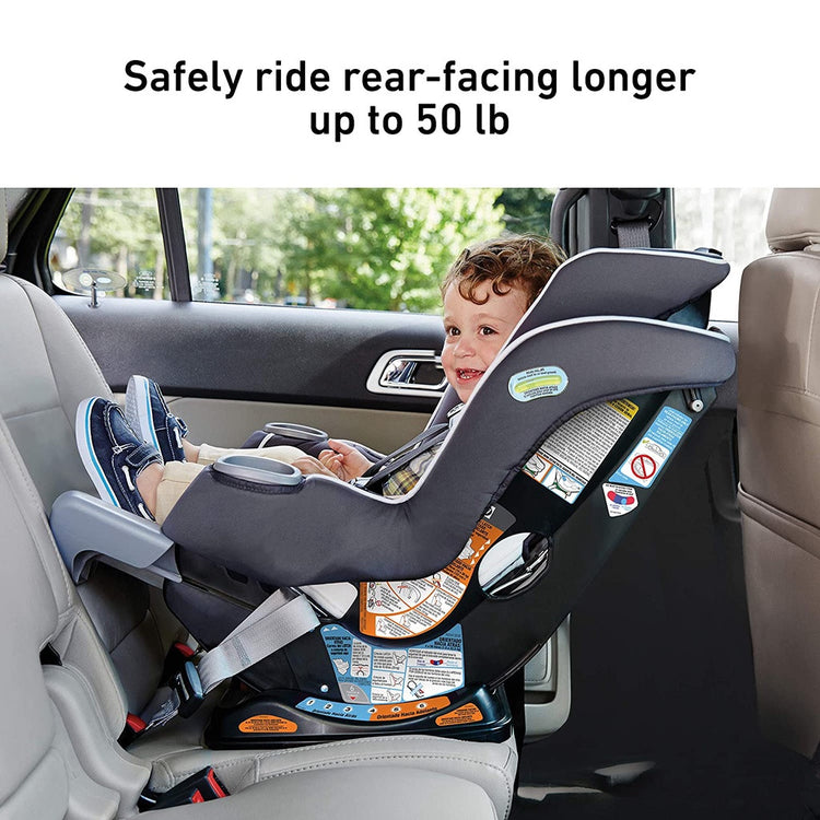 Graco Extend2Fit Convertible Carseat - Gotham (0-29.4kg)