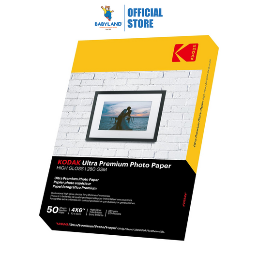 Kodak Ultra Premium Photo Paper 4R | High Gloss | 280gsm (50 sheets)
