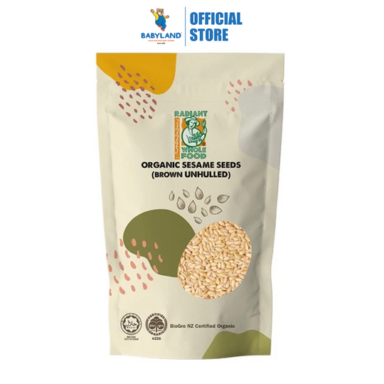 Radiant Organic Sesame Brown (Raw, Unhulled) (200g)
