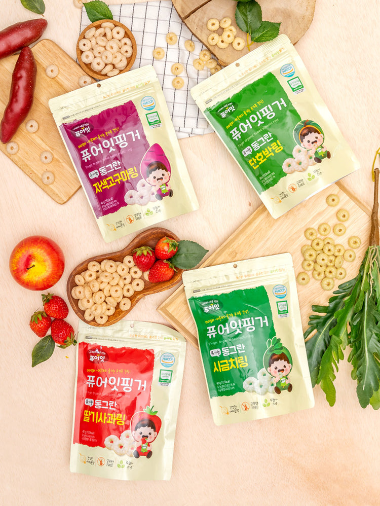 Pure-Eat Organic Vegetable Rice Ring Snack 40g (10m+)