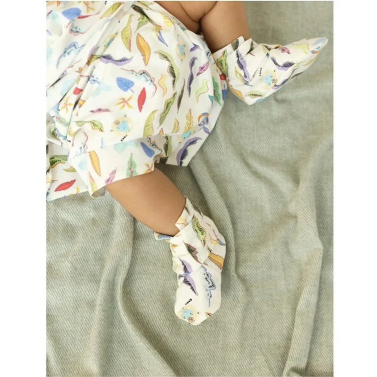 Hamako Striped Forest Mitten & Booties