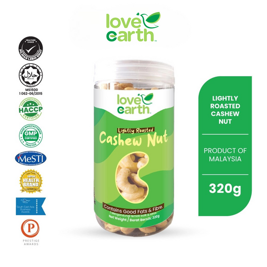 Love Earth Lightly Roasted Cashew Nut 320g
