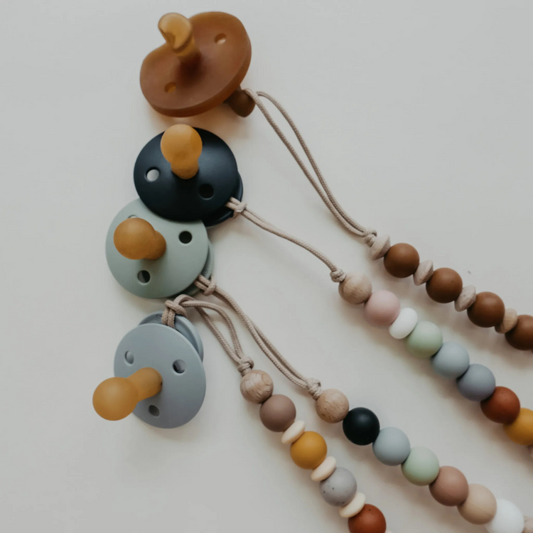Mils and Key Silas Pacifier Clips - Multiple Color (0m+)