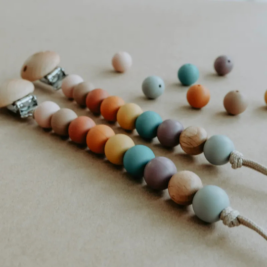 Mils and Key Iris Pacifier Clips - Multiple Color (0m+)