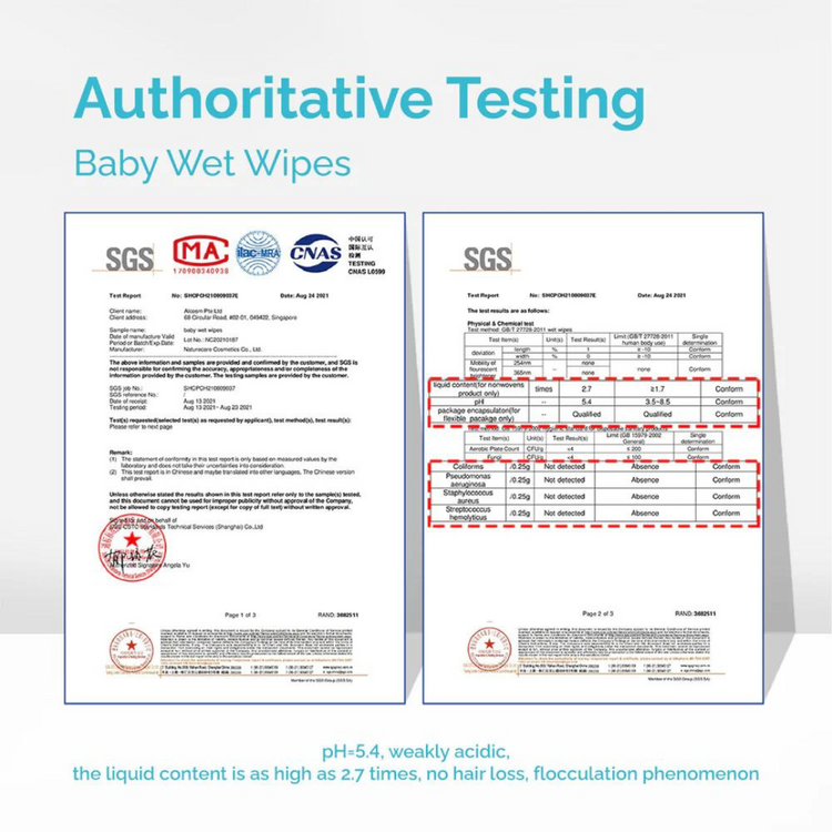 Hoppi Mini Baby Water Wipes (7s' x 8)