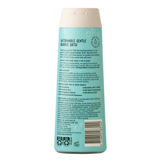 Organic Care Naturals Kids Gentle Bubble Bath Tutti Fruity (400ml)