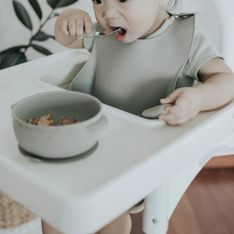 Mils and Key Speckled Stainless Steel Toddler Cutlery