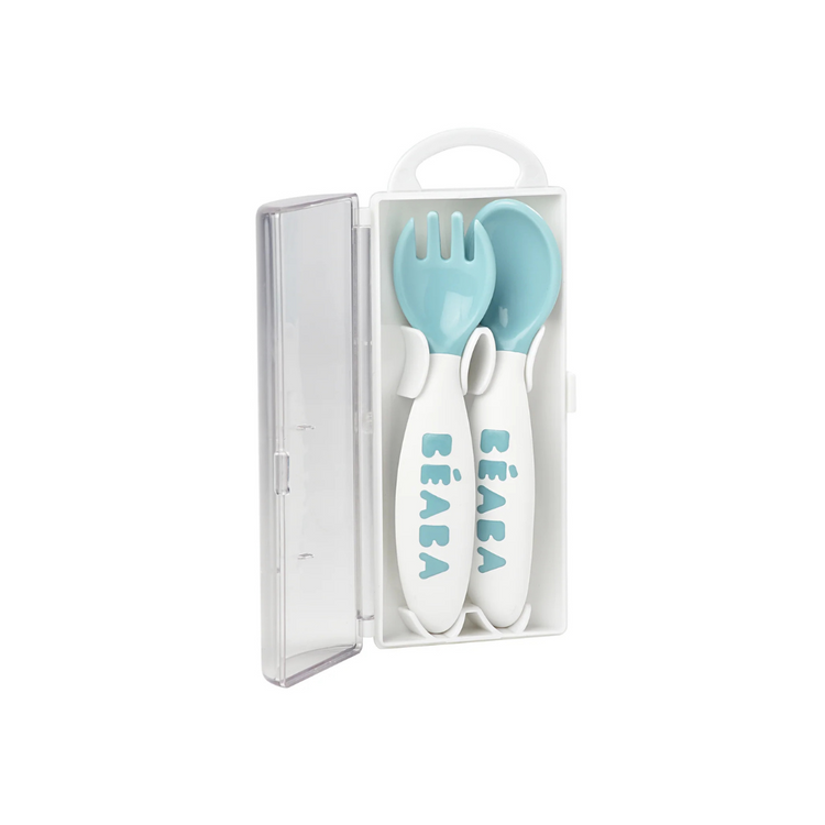 Beaba 2nd Age Training Fork & Spoon Set (8m+)