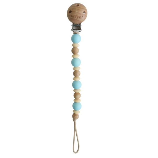 Mils and Key Ella Pastel Pacifier Clips (0m+)