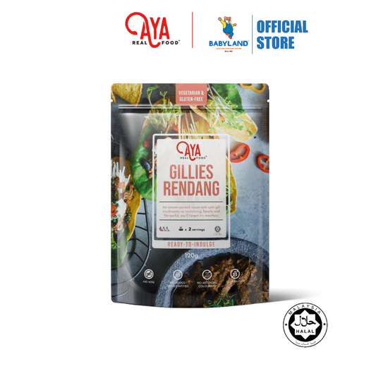 Aya Real Food Gillies Rendang (120g) | Premium Ready To Cook Paste - Halal Certified