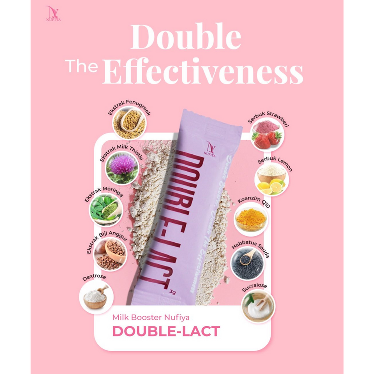 Nufiya Double-Lact 10pcs | Double Booster, Double Effectiveness