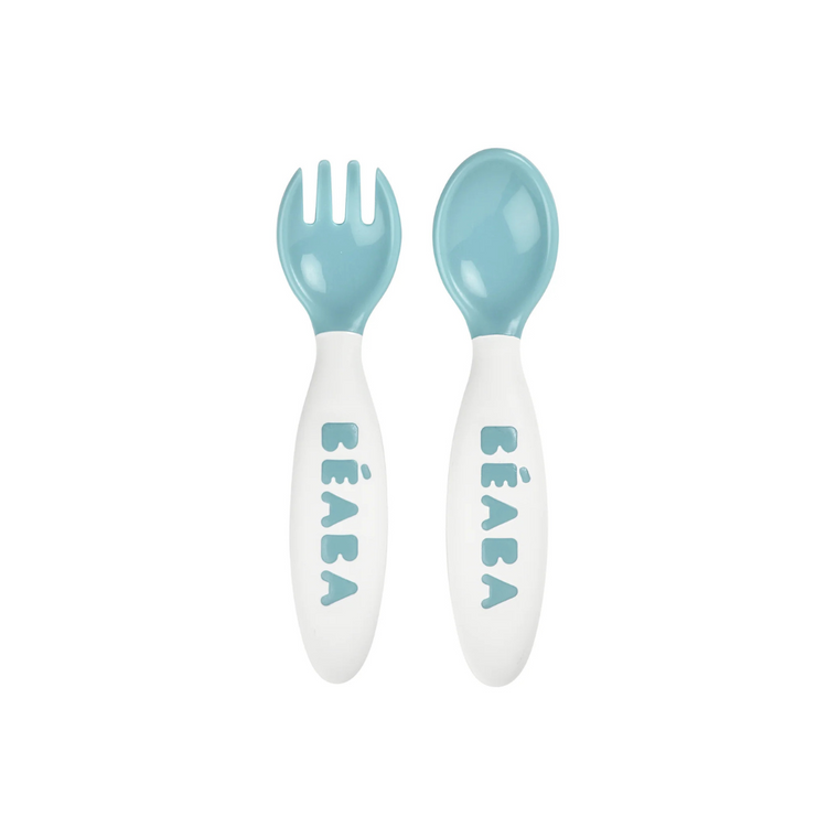 Beaba 2nd Age Training Fork & Spoon Set (8m+)