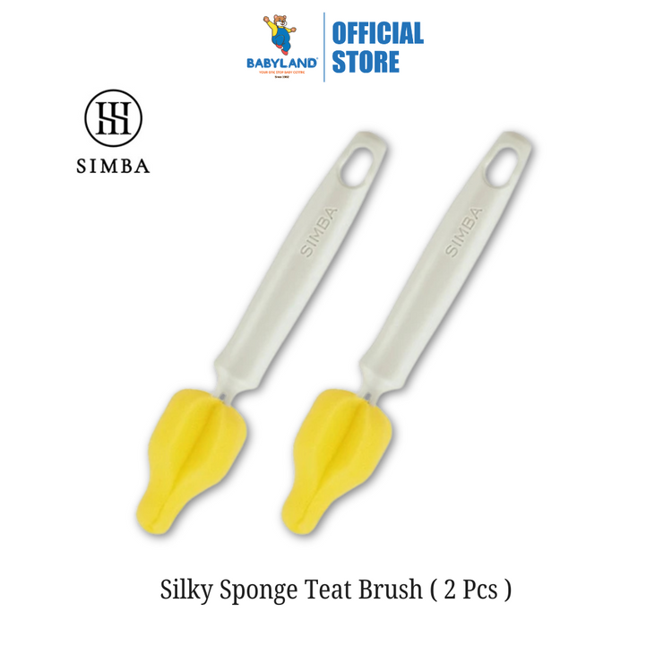 Simba Silky Sponge Teat Brush (2Pcs)