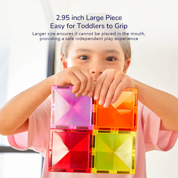 Mideer Colorful Magnetic Tiles - 60PCS (3Y+)
