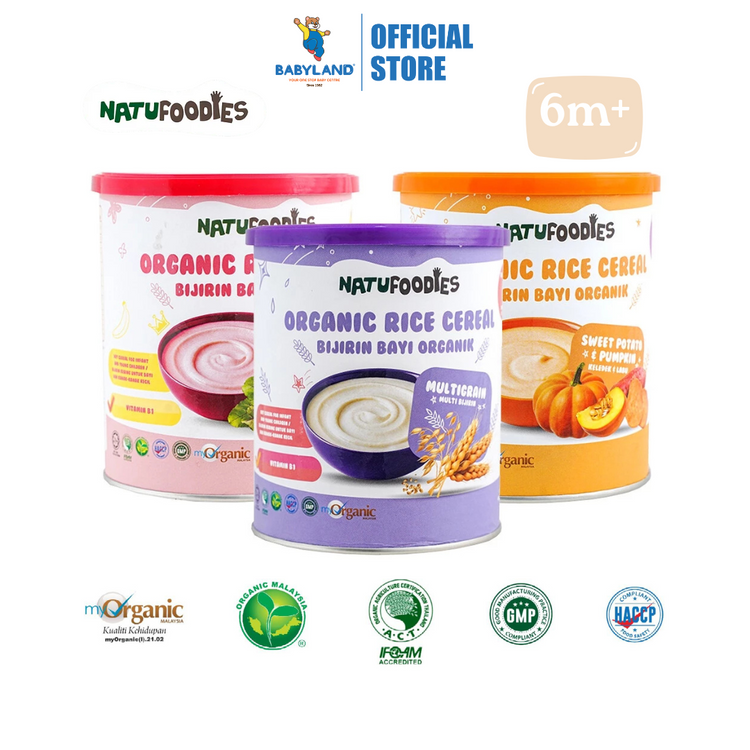 Natufoodies Organic Rice Cereal (200g) (6m+)