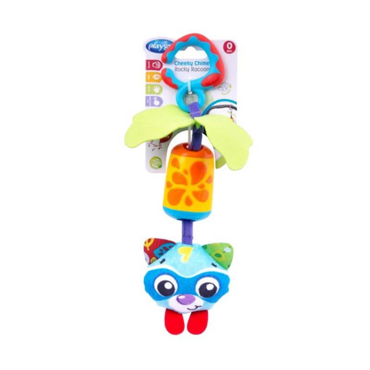 Playgro 0186975 Cheeky Chime Rocky Raccon (0m+)