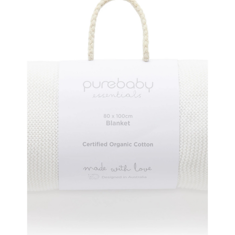 Purebaby Organic Textured Blanket