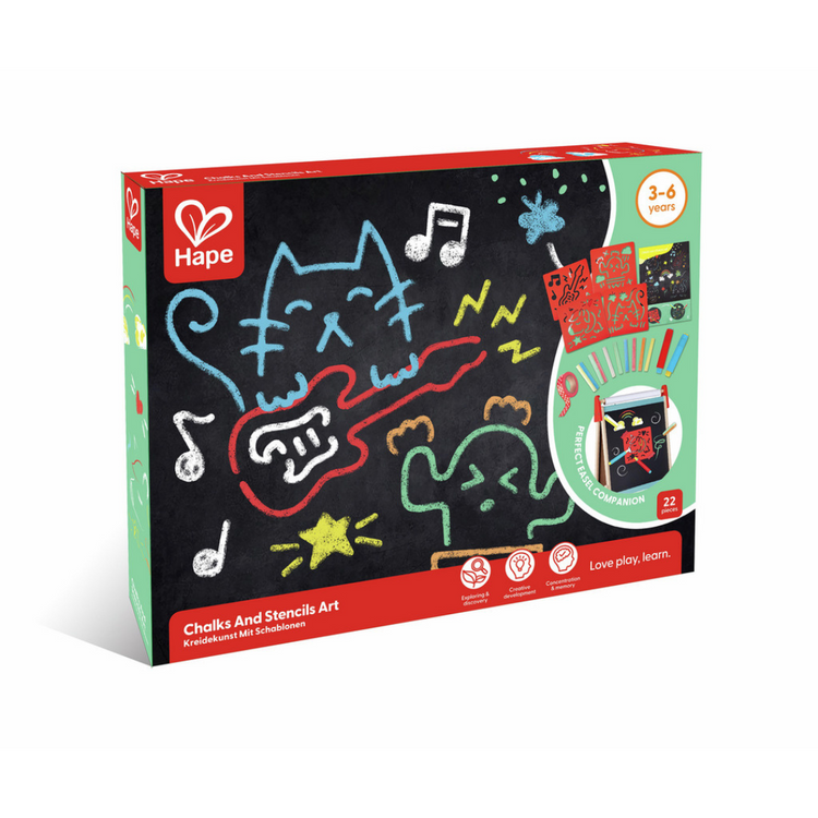 Hape Chalks & Stencils Art (3Y+)
