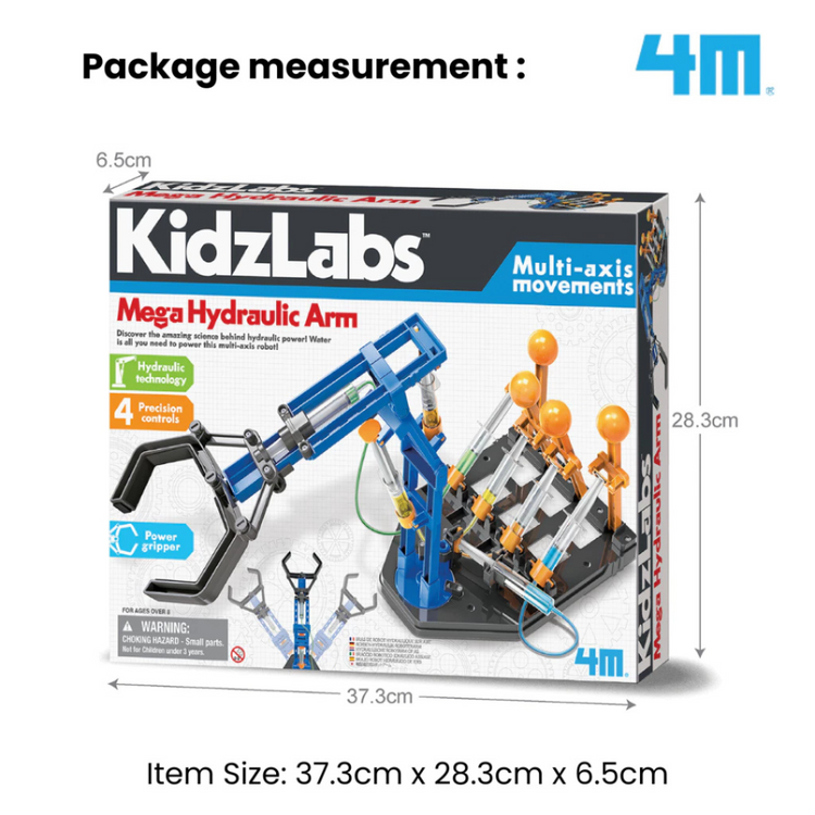 4M KidzLabs - Mega Hydraulic Arm (8Y+)