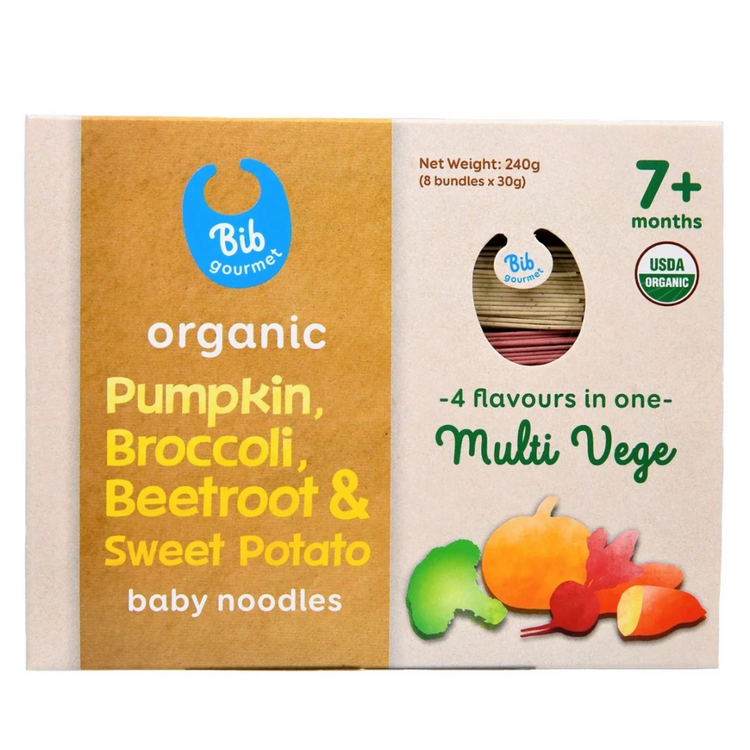 Bib Gourmet Organic Baby Noodles (240g) 7M+