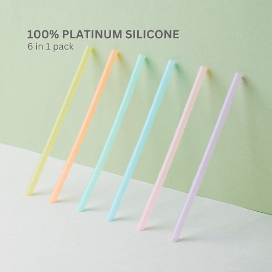 Viida Joy Silicone Straws Set of 6
