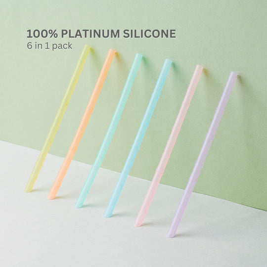 Viida Joy Silicone Straws Set of 6
