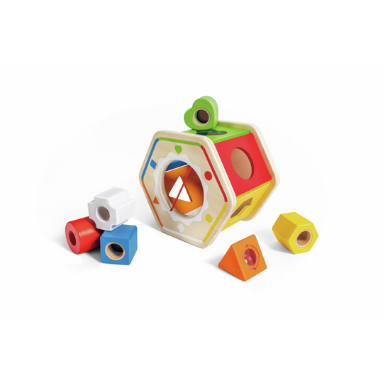 Hape 0516 Wooden Wonder Shape Sorter (1Y+)