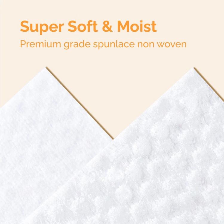 Hoppi Premium Baby Antibacterial Wipes 20'S