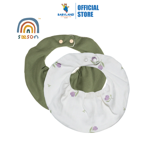 Saeson Tencel Crescent Bib (2-pack) 100% Tencel