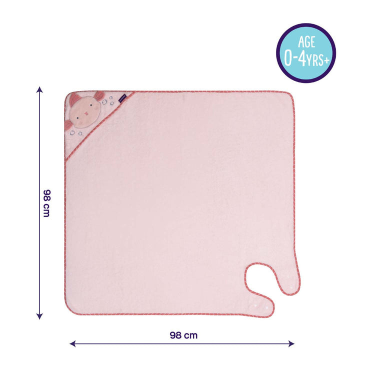 Clevamama Bamboo Apron Bath Towel - Pink (0M+)