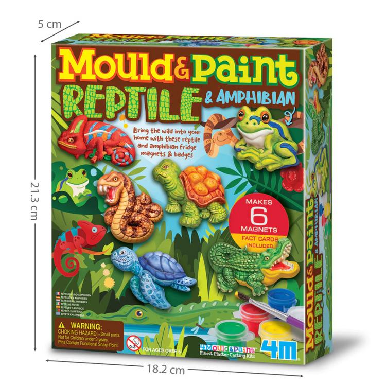 4M Mould & Paint - Reptile & Amphibian (5Y+)