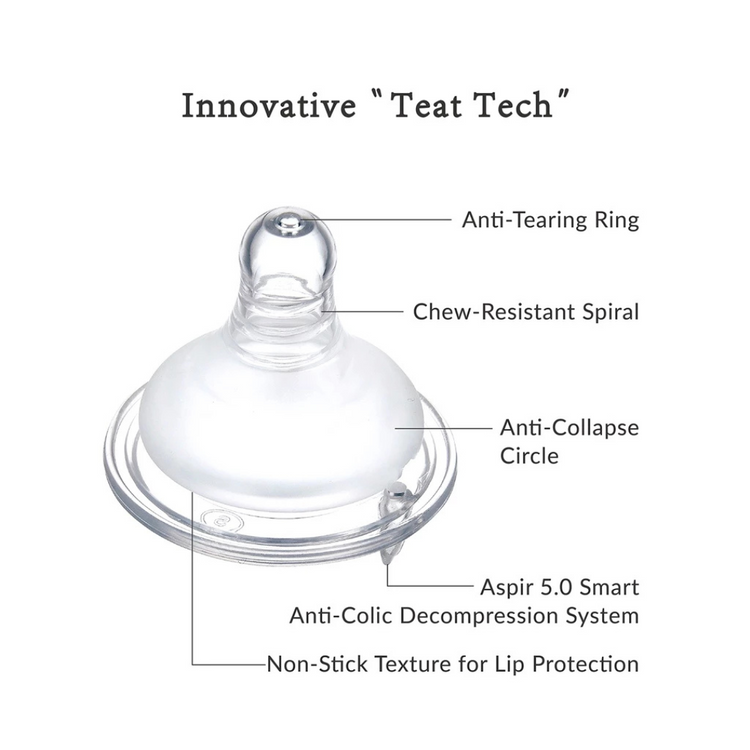Simba Wide Neck Round Hole Ultra Soft Anti-Colic Teat
