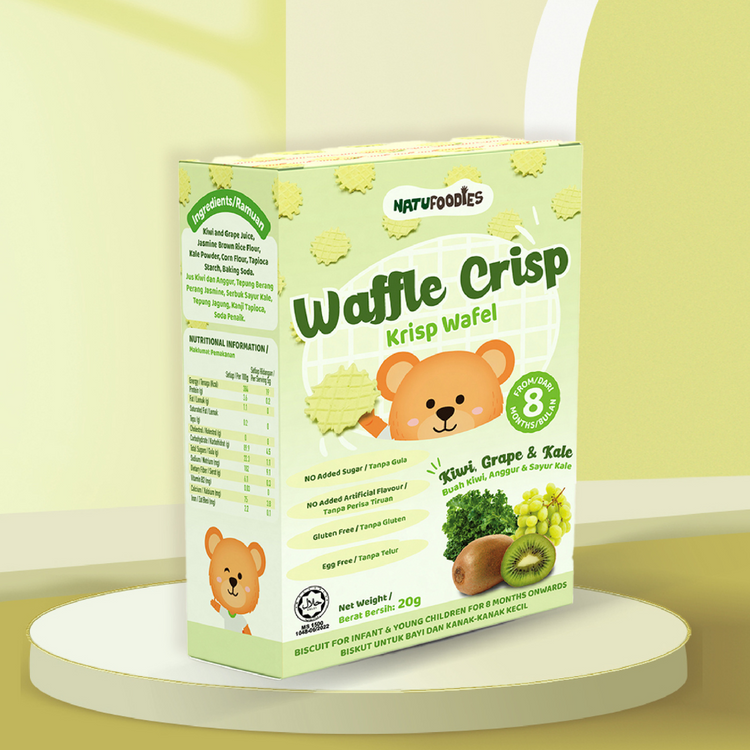 Natufoodies Waffle Crisp 20g (8m+)