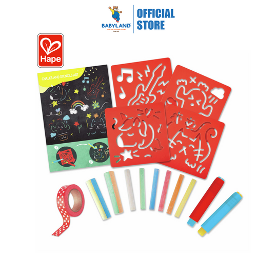 Hape Chalks & Stencils Art (3Y+)