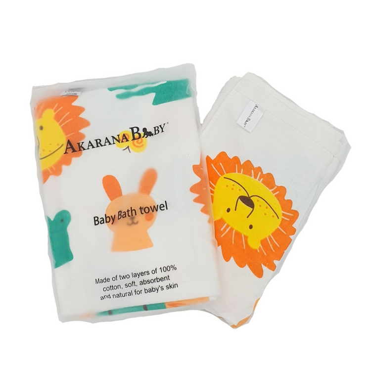 Akarana Baby Premium Baby and Kids Super Soft Cotton Bath Towel (60x120cm)