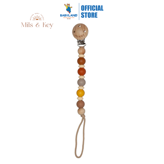Mils and Key Eli Pacifier Clips - Multiple Color (0m+)